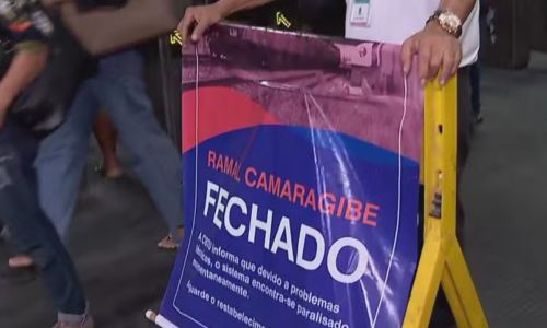 CAOS NO TRANSPORTE: RAMAL CAMARAGIBE DO METRÔ DO RECIFE COMPLETA 48 HORAS DE PARALISAÇÃO