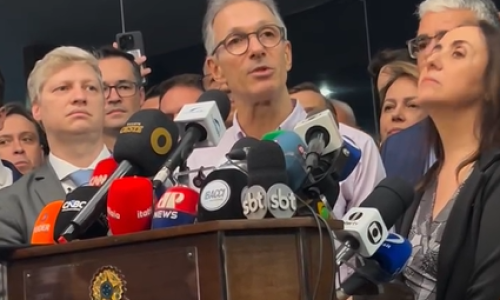 ZEMA CHEGA A BRASÍLIA PARA PROTOCOLAR PEDIDO DE IMPEACHMENT DE ALEXANDRE DE MORAES JUNTO AO NOVO